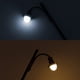 thumbnail image 3 of Naiovety Modelos de lámpara, luces de ferrocarril, usable, ligero, DIY, juguete, lámparas de patio, decoración, accesorios de construcción, paisaje Artesanía A negro (luz cálida) Naiovety HA075998-04, 3 of 6