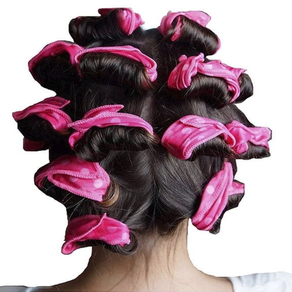 Willstar 8.26" Flexible Foam Sponge Pillow Hair Rollers, 20 Piece Set, Multi-color