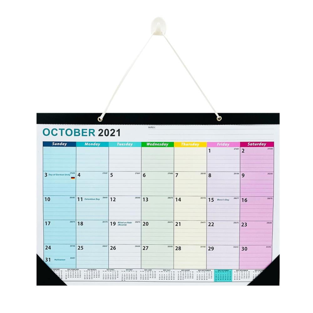 18 Monthly Desk/Wall Calendar 2-in-1 - 16.8" x 12" Details about   2021-2022 Desk Calendar 