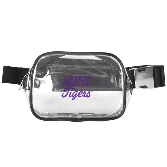 LSU Tigers Clear Belt Bag