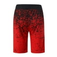 thumbnail image 2 of Aayomet Running Shorts For Men Mens Shorts Casual Drawstring Summer Beach Shorts with Elastic Waist and Pockets,Red M, 2 of 5