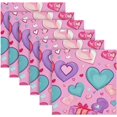 thumbnail image 6 of GZHJMY Valentine's Day Heart Cloth Napkins 4 Pack - 20x20In Soft Washable Dinner Napkin Home Decor Napkin for Dinners Weddings Cocktail Kitchen Decorative Washcloths, 6 of 7