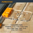 thumbnail image 5 of POWERTEC Router Guide Rail Adapter for DeWalt DWP611 and DCW600B Fixed Base Trim Routers - Compatible with Powertec, Makita, Festool, Milwaukee, Kreg ACS, WEN, Triton, Ridgid Guide Rails, 72019N, 5 of 7
