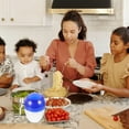 thumbnail image 5 of MOKKHNB Slush Maker Machine Blue Plastic Manual Operation For Making Cool Drinks 1Set, 5 of 5