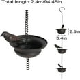 HOT SALE!OJGEha 8FT Rain Chain Hummingbird Rain Chains For Gutters