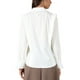 thumbnail image 3 of Camisas de Botón de Manga Larga para Mujeres Blusas de Chiffon Casual Tops de Trabajo con Cuello 2025 2XL Blanca, 3 of 6
