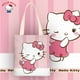 thumbnail image 1 of Hello Kitty-monederos y bolsos de lona para mujer, bolso escolar Simple de un solo hombro para estudiante, bolso de mano Sanrio para niña, 1 of 4