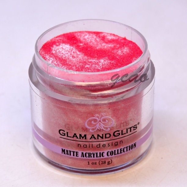 Glam Glits Acrylic Powder 1 oz Red Velvet MAT641