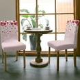 thumbnail image 3 of Dining Chair Slipcover, Valentine''s Day Heart Anniversary Wedding Holiday Decor Red Pink Stretch Kitchen Chair Covers Removable Parsons Chair Protector Covers for Banquet Party, Set of 6, 3 of 6