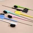 thumbnail image 5 of ROZYARD Hair Edge Brush with Rat Tail Comb Double Sided Control Hair Comb Hair Edge Brush Comb Styling Hair Edge Eyebrow Brushes, 5 of 20