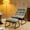Light Green, variant on Innovation Works Accent Chair with Ottoman, Comfy Sling Recliner Chair with Puffy Cushion for Living Room, Bedroom, Reading Room