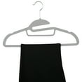 thumbnail image 5 of Simplify 24 Pack Ultimate Velvet Shirt Hanger in Grey, 5 of 7
