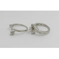 thumbnail image 6 of Silver & Stone Jewels 2 CT White Round Cut Cubic Zirconia Bridal Ring Set In 14K White Gold Plated, 6 of 6