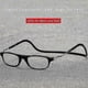 thumbnail image 5 of Gafas de lectura magnéticas plegables para hombre y mujer, con cierre de clic, para colgar en el cuello, solo 1 bolsa, color BORGOÑA, 5 of 5