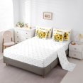 thumbnail image 5 of Homewish Country Sunflower 7-Piece Twin Bedding Sets,Rustic Plant Bedding Comforter Set,Yellow White Sheet Sets For Girls Kids,Ultra Soft Home Decor Reversible, 5 of 8