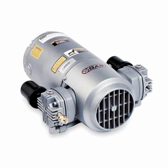 Gast Piston Air Compressor, 1/3HP, 115V, 1Ph 3LBA-10-M300AX