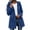 Blue, variant on Women's Cotton Fleece Lined Hooded Coat Double Sided Fleece Jacquard Loose Fit Winter Fall Warm Jacket Fuzzy Cozy Outwear with Pockets White 2XL