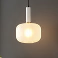 thumbnail image 4 of SAFAVIEH Naois LED White Glass Pendant Light with White Shade, 4 of 8