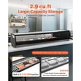 thumbnail image 2 of VEVOR Sushi Display Case Refrigerator, 2.9 Cu.ft Commercial Sushi Case, 5-Pan Countertop  Showcase with Curved Glass, LED Lighting, and Digital Temperature Control, for Sushi-Bar, Restaurant, Store, 2 of 9