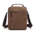 thumbnail image 4 of Bolso de lona mini para hombre, resistente al desgaste, moderno, tipo maletín de negocios, tipo bandolera, de viaje, informal, estilo retro, XA508ZC, 4 of 5