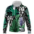 thumbnail image 1 of Sudadera con capucha y estampado 3D de animales de la jungla para hombre y mujer, informal y cómoda, estilo Harajuku, para primavera y otoño, con cremallera., 1 of 6