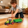 thumbnail image 2 of Kids Tractor Toy With Flarebox Wagon Push And Slide For Toddlers Age 3 And Up Outdoor Play Vehicle, 2 of 9