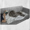 thumbnail image 5 of Dog and Cat Soft Flannel Fleece Throw Blanket, Neapolitan Mastiff and a Grey Kitten Looking at Camera, Cozy Plush for Indoor and Outdoor Use, 70" x 90", Dark Grey Pale Taupe, by Ambesonne, 5 of 5
