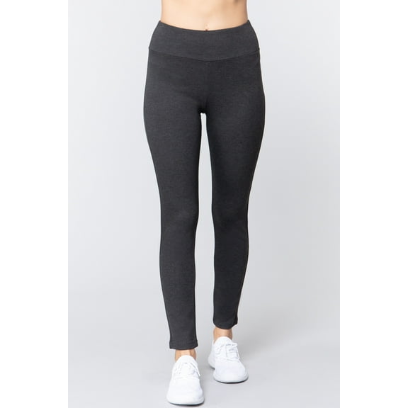 Waist Band Long Ponte Pants S