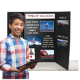 thumbnail image 4 of 36” x 48” Project Boards for Presentations, Science Fair, School Projects, Event Displays and Trifold Picture Board,Black - 10 Pack, 4 of 4