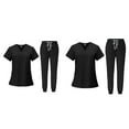 thumbnail image 1 of Conjunto De Exfoliación Femenina, Ropa De Trabajo De Enfermera Lavable A Máquina Para Salón De Belleza+Conjunto De Exfoliación Femenina, Ropa De Trabajo De Enfermera Lavable A Máquina Para, 1 of 10