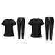 thumbnail image 1 of Conjunto De 2 Piezas De Uniforme Médico Femenino, Lavable A Máquina, Ropa De Trabajo De Enfermería Para Salón, 1 of 8