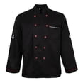 thumbnail image 3 of Chaqueta de manga para mujer, ropa sólida, , cocina de Hugo Chaqueta de chef para hombre, 3 of 8