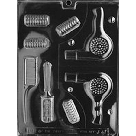 Hair Stylist Tools Blow Dryer Comb Brush Curlers Chocolate Mold