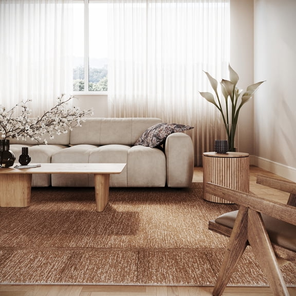 nuLOOM Amara Vale Geometric Wool Rug, 8' 6" x 11' 6", Amara Brown
