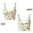 thumbnail image 6 of Sports Bra For Women, Mushroom Bee Sports Bras For Women High Support, Workout Tank Tops Woman With Removable Cups, 6 of 8