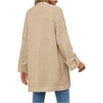 thumbnail image 4 of Open Front Women Long Sleeved Oversized Knit Slouchy Casual Loose Cardigan Coat, 4 of 5
