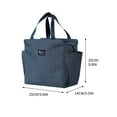 thumbnail image 2 of Cloth Lunch Bags for Teens Bento Bag, Lunch Bag for Teen Girls, Meal Prep Bag Meal Prep Lunch Bag, Large Capacity Lunch Bag, Blue, 2 of 5