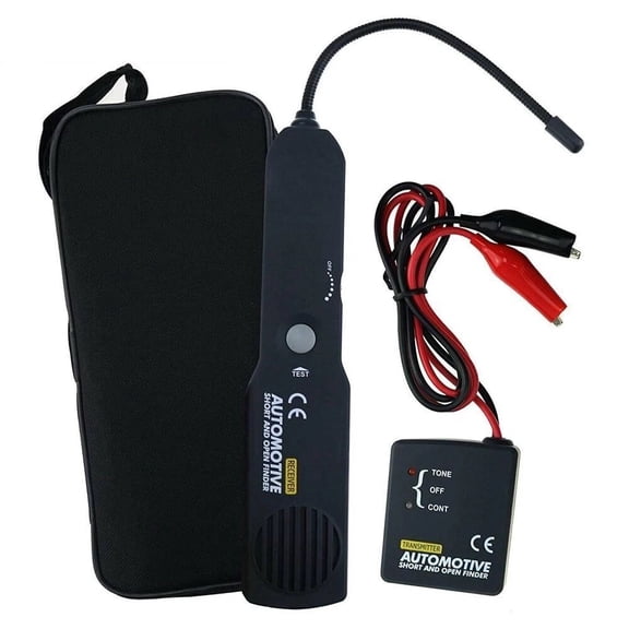 Automotive Circuit Tester 6-42V Wire Tracer, Short Circuit Finder and Cable Tracker with Flexible Probe, Electrical Diagnostic Tool for Car, Boat, Trailer and RV