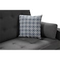 thumbnail image 6 of William Modern Gray Fabric Sleeper Sofa with 2 USB Charging Ports and 4 Accent Pillows, 6 of 7