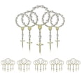 thumbnail image 3 of 30pcs Baptism Rosary Acrylic Rosary Beads Mini Rosaries With For The First Communion Baptism Party Banmo, 3 of 5