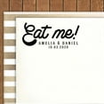 thumbnail image 2 of Printtoo Personalized Blue Self Inking Eat Me Custom Wedding Favor Rubber Stamper-68 x 30 mm, 2 of 6