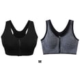 thumbnail image 4 of kurtrusly 2pieces Versatile Performance With Wide Application Sports Bra Seamless black + gray M 1Set, 4 of 6