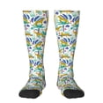 thumbnail image 2 of Picia Women Crew Soft Moisture-wicking Socks Summer Leopard Pattern Design Cotton Socks, One Size fit All, 2 of 9
