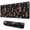 Halloween Skeletons, variant on Long Mouse Pads for Desk,Halloween Skeletons and Pumpkins Desk Mats on Top Of Desks, Desk Mouse Pad Extra Large with 3mm Non-Slip Base and Stitched Edge for Gaming,Office,Work,Home 31.5x11.8in