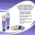 thumbnail image 7 of The Golden Girls Dorothy Funny Graphic Socks | Single Pair Of Adult Crew Socks, 7 of 7