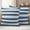 Haze Blue Sky Blue, variant on Turquoise Khaki Striped Outdoor Waterproof Pillow Covers, Modern Minimalism Abstract Art Decorative Square Throw Pillowcase Sofa Cushion Sham for Patio/Couch/Chair, 20"x20" 2 Pack