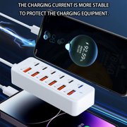 Highly power USB C And USB A MultiPort Charging Adapter Electrical Socket For Multiple Devices Simultaneously Charging