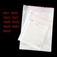 thumbnail image 4 of 100 bolsas de plástico transparente OPP autosellantes para envolver caramelos, piruletas y galletas, suministros para regalos de boda y fiestas, 4 of 4