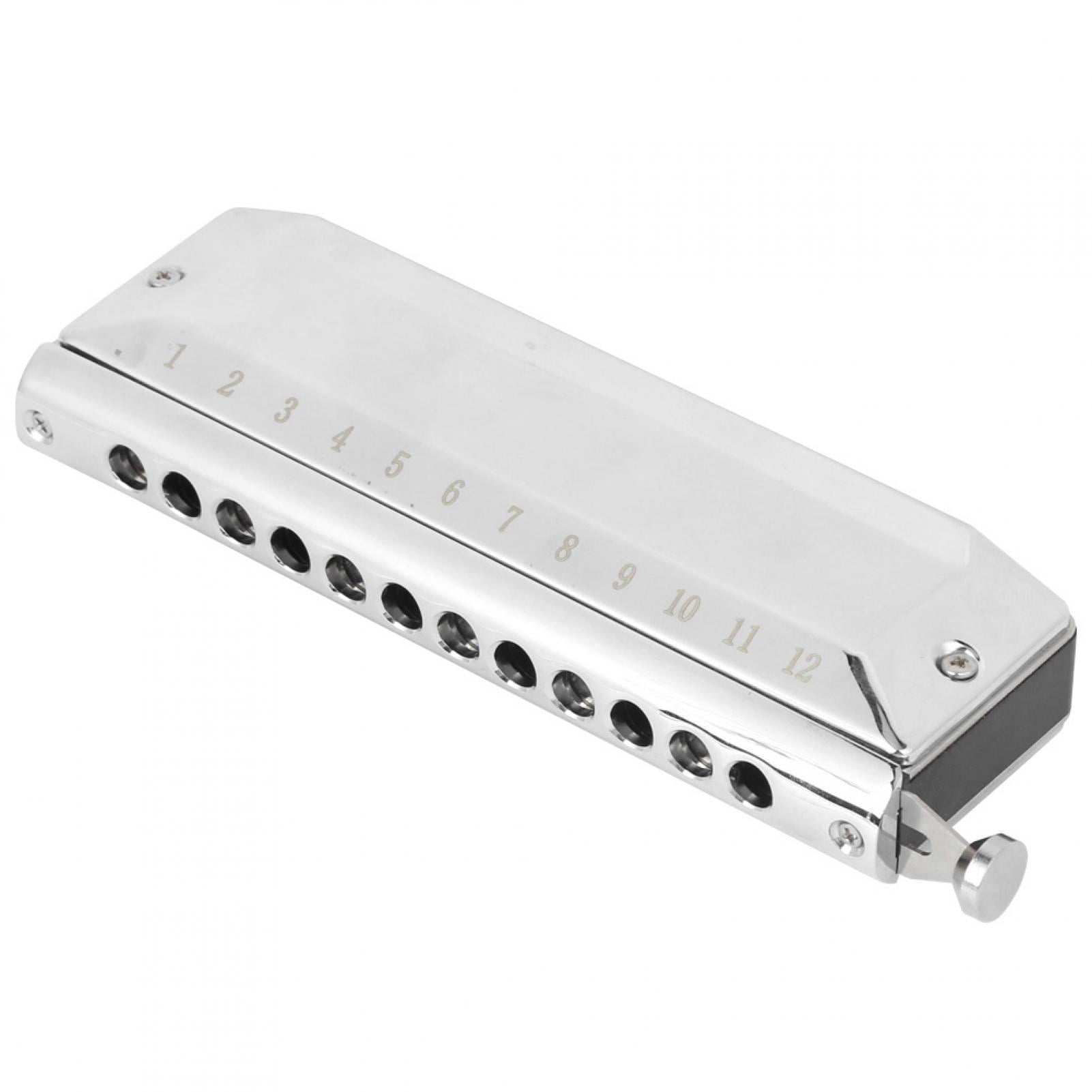 Buy DOACT Harmonica,Stainless Steel Mouth Organ,Chromatic Harmonica C