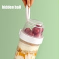 thumbnail image 3 of Double-Layer Salad Cup with Dressing Container, 310ml+760ml Portable Meal Prep Kit for Office & Travel, 3 of 6